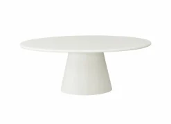 Tafel TF2402 200x110cm - cementex - wit- Eettafels