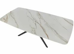 Eettafels|Tafel TF2403  110x210cm - keramiek - wit