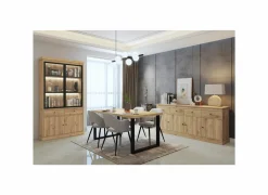 Tafel Valencia 180x98cm - melamine - lichte eik- Eettafels