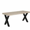 Eettafels|Tafel 164x100cm - decor - natuurlijke olm