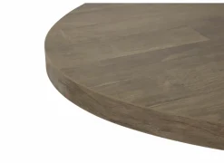 Tafel 260x130cm - decor - old teak & matt black- Eettafels