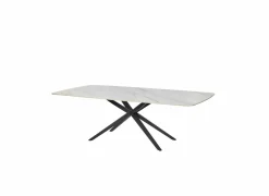 Eettafels|Tafel 120x240cm - keramiek - wit