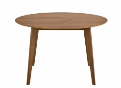 Tafel Ø120x76cm - walnoot fineer - bruin- Eettafels