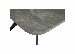 Keukentafels|Eettafels|Tafel Zins 160x90cm - metaal - glossy Italian grey