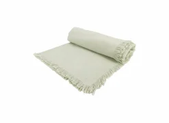 Cosy & Trendy Tafellakens|Tafelkleed Franjes 140x250cm- katoen - groen