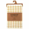 Tiseco Tafelkleed Gingham 150x300cm - katoen - geel- Tafellakens