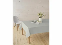 Tafellakens|Tafelkleed Luxxus  180x180cm - stof - beige & groen