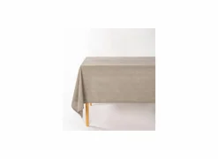 Tafellakens|Tafelkleed Myrna 145x250cm - katoen - taupe