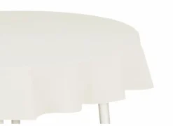 Tafellakens|Tafelkleed Teflon Ø180cm - stof - wit