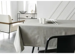 Lattoflex Tafelkleed Teflon 150x300cm - katoen - taupe- Tafellakens