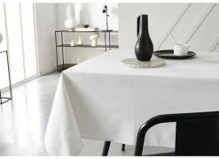 Lattoflex Tafellakens|Tafelkleed Teflon 150x300cm - katoen -  wit