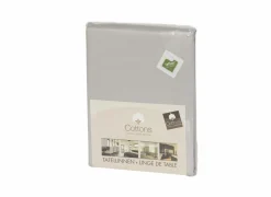 Tafelkleed Teflon 150x350cm - stof - zilver- Tafellakens