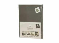 Tafellakens|Tafelkleed Teflon 50x150cm - stof - donkergrijs