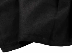 Tafellakens|Tafelkleed WOW Essence Midnight  150x300cm - katoen & linnen - zwart