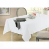 Tafellakens|Tafelkleed 200x200cm - polyester & katoen - wit