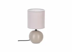 Tafellamp Boule E14 H25cm taupe- Tafellampen