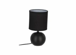 Tafellamp Boule E14 H25cm zwart- Tafellampen