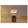 Decoratieve Accessoires|Tafellampen|Tafellamp Bulb Shaped Light Cool - glas & metaal - goud