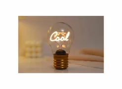 Decoratieve Accessoires|Tafellampen|Tafellamp Bulb Shaped Light Cool - glas & metaal - goud