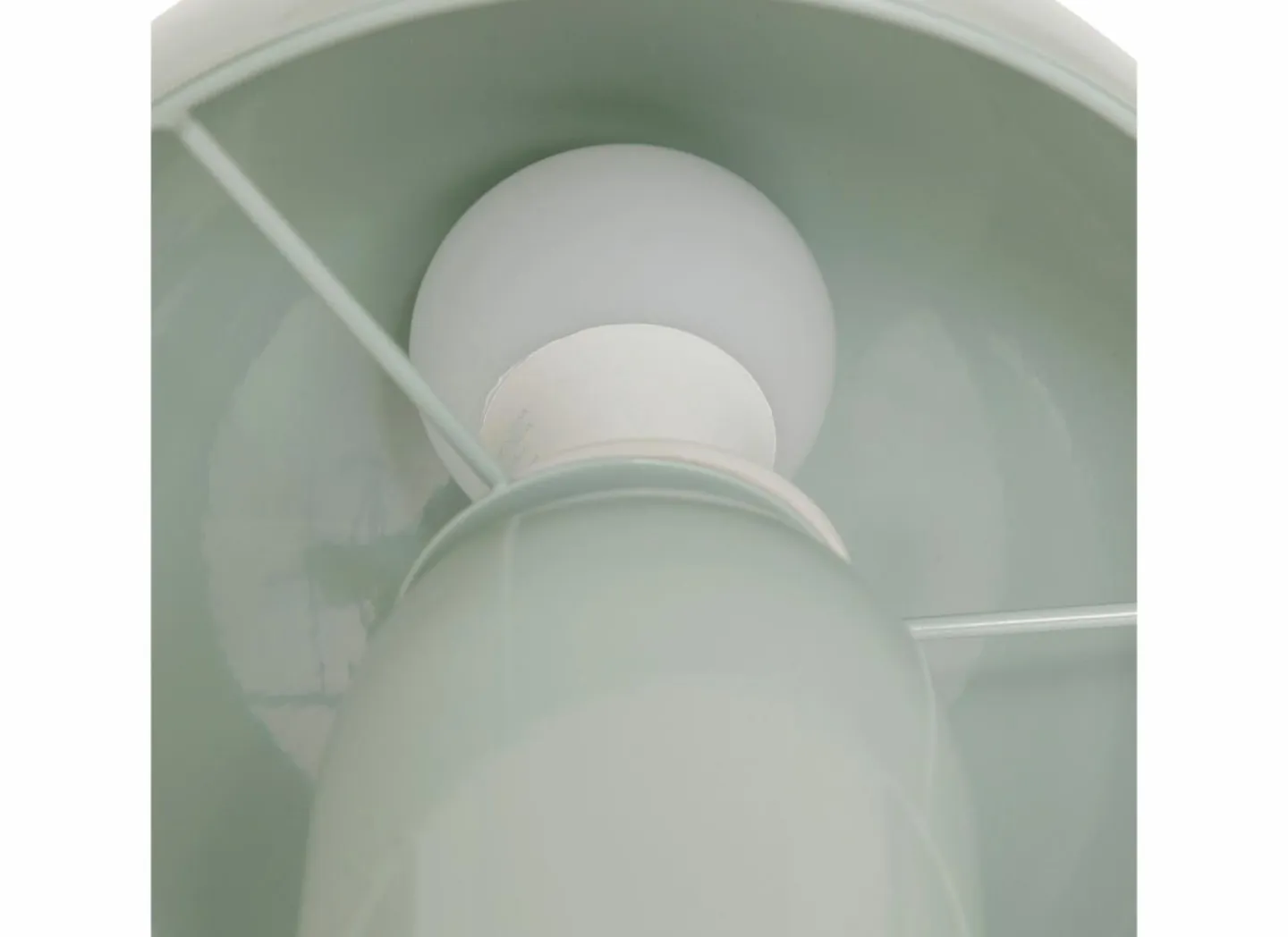 Tafellamp Champi Ø20xH24,5cm E27 - metaal - terracotta- Tafellampen