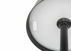 Tafellampen|Tafellamp Cody Outdoor USB Ø11x37cm - staal - zwart