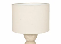 Tafellampen|Tafellamp Erin H47,5cm E27 - travertijn - beige