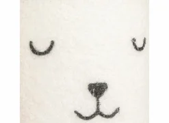 Tafellamp Kids Toxey Ø15xH23cm - bouclé - wit- Kinderbureaulampen|Tafellampen