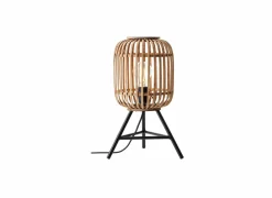 Tafellamp Medan E27 H41cm rotan/metaal- Tafellampen