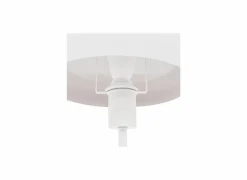 Tafellamp Savio E14 H38cm - glas/staal - beige- Tafellampen