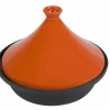 Cosy & Trendy Tajine Ø30cm zwart/oranje- Tajines