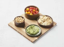 Hapjes|Tapasbord Sharing Ø15x3cm - keramiek - vintage marroon