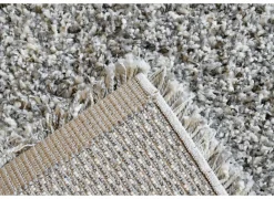 Tapijt Twister 160x160cm - polypropyleen - wit & zilver- Tapijten|Tapijten