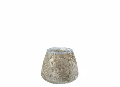 J line Theelichthouder Glas H9cm- Kaars & Houder