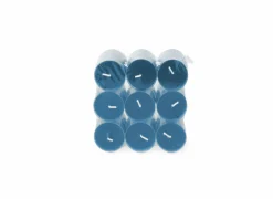 Spaas Kaars & Houder|Theelichtjes Clearlight Soft Sunrise 4,5u blauw, 18 stuks