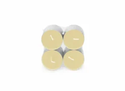 Spaas Theelichtjes MAXI Shimmering Smile 10u groen, 8 stuks- Kaars & Houder