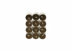 Spaas Kaars & Houder|Theelichtjes Twinkling Touch 4,5u bruin, 24 stuks