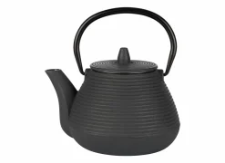 Cosy & Trendy Theepot 1L - gietijzer - donkergrijs- Theepotten