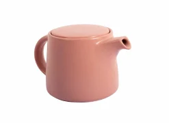 Theepotten|Theepot met infuser 62cl - stoneware & RVS - roze