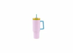 Thermosbeker Travel Mug  1,2L - roestvrij staal - roze- Drinkflessen|Isoleerflessen