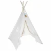 Tipi Kids Wapi 120x120x160cm - katoen & polyester - beige- Kinderdecoratie