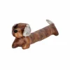 Tochtrol Hond 107cm - stof - bruin- Tochtrollen|Tochtrollen
