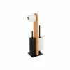 Toiletbutler Lesina zwart naturel- Wc-Borstels