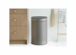 Brabantia Vuilnisbakken|Vuilnisbakken|Touch Bin 40L grijs
