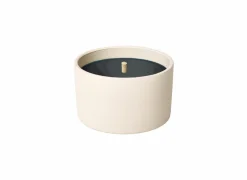 Spaas Tuinkaars in witte terracotta schaal H8,5cm - 11u wit- Herfstdecoratie|Kerstdecoratie