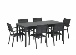 Tuinset Eden 180/240x95cm met 6 tuinstoelen Prayer- Tuinsets