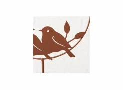 Tuinsteker H99cm - ijzer - bruin- Tuindecoratie