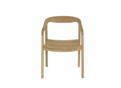 Tuinstoelen|Eetkamerstoelen|Tuinstoel Cato 52x50x80cm - teak massief - naturel