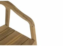 Tuinstoelen|Eetkamerstoelen|Tuinstoel Cato 52x50x80cm - teak massief - naturel
