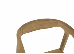 Tuinstoelen|Eetkamerstoelen|Tuinstoel Cato 52x50x80cm - teak massief - naturel