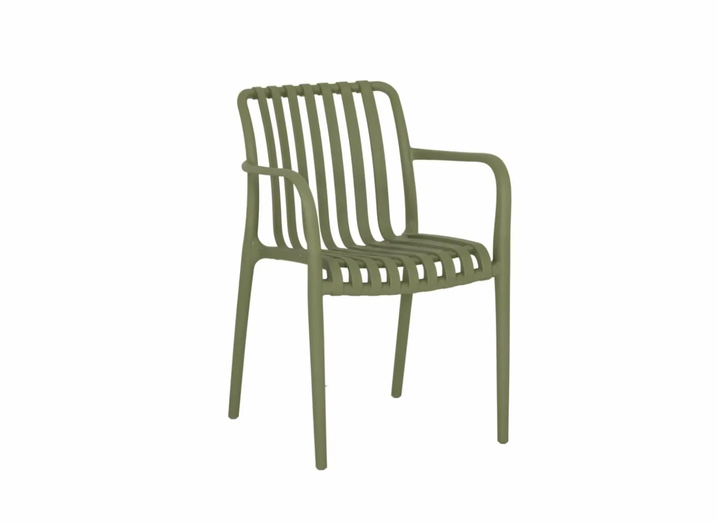 Tuinstoel Cute 46x58x81cm - kunststof - groen- Tuinstoelen